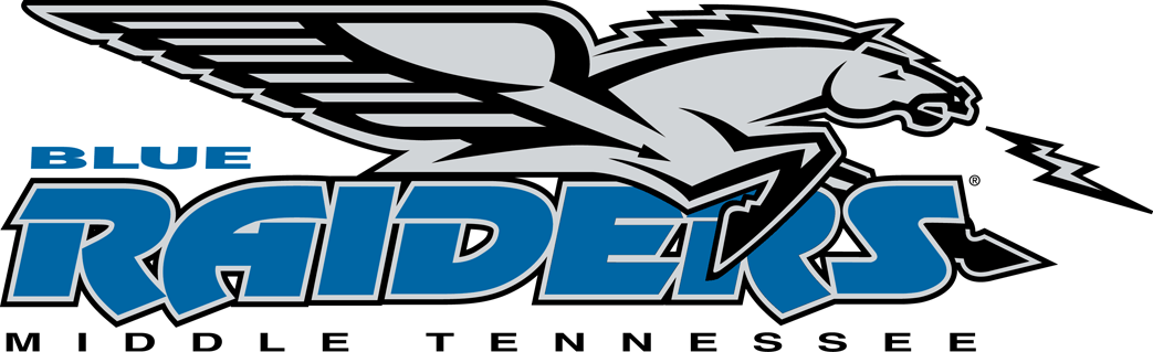 Middle Tennessee Blue Raiders 1998-2006 Primary Logo iron on paper